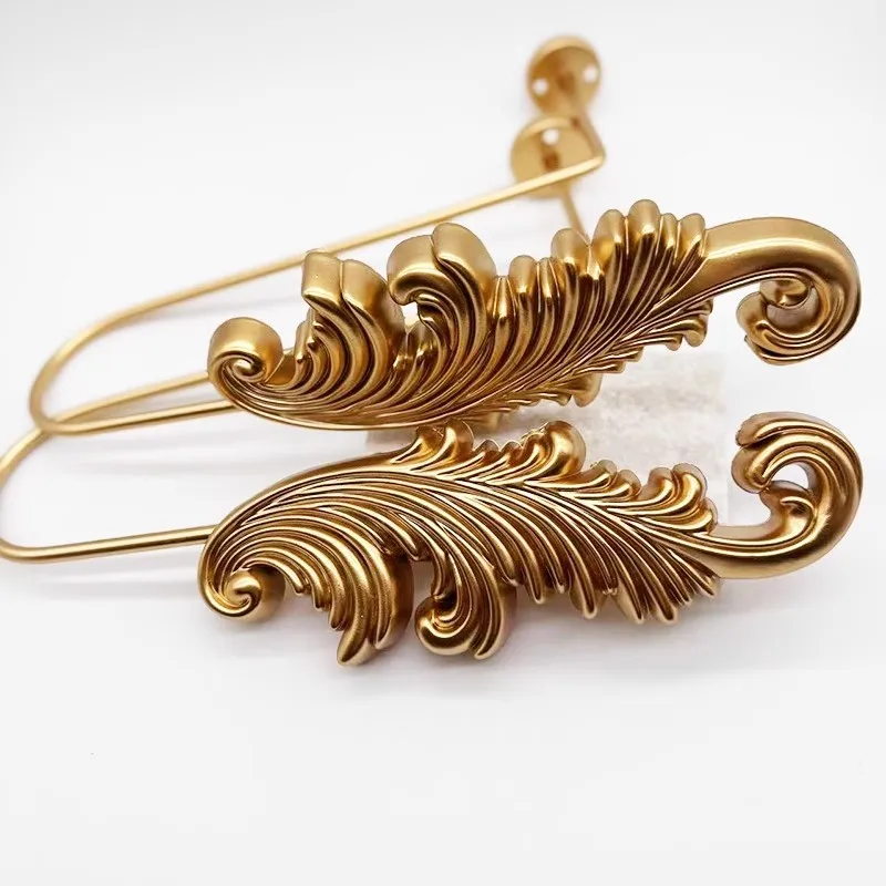 

Nordic Creative Flower Shaped Curtains Hook Wall Hook Resin Flower Metal Pole Living Room Bedroom Curtains Collection