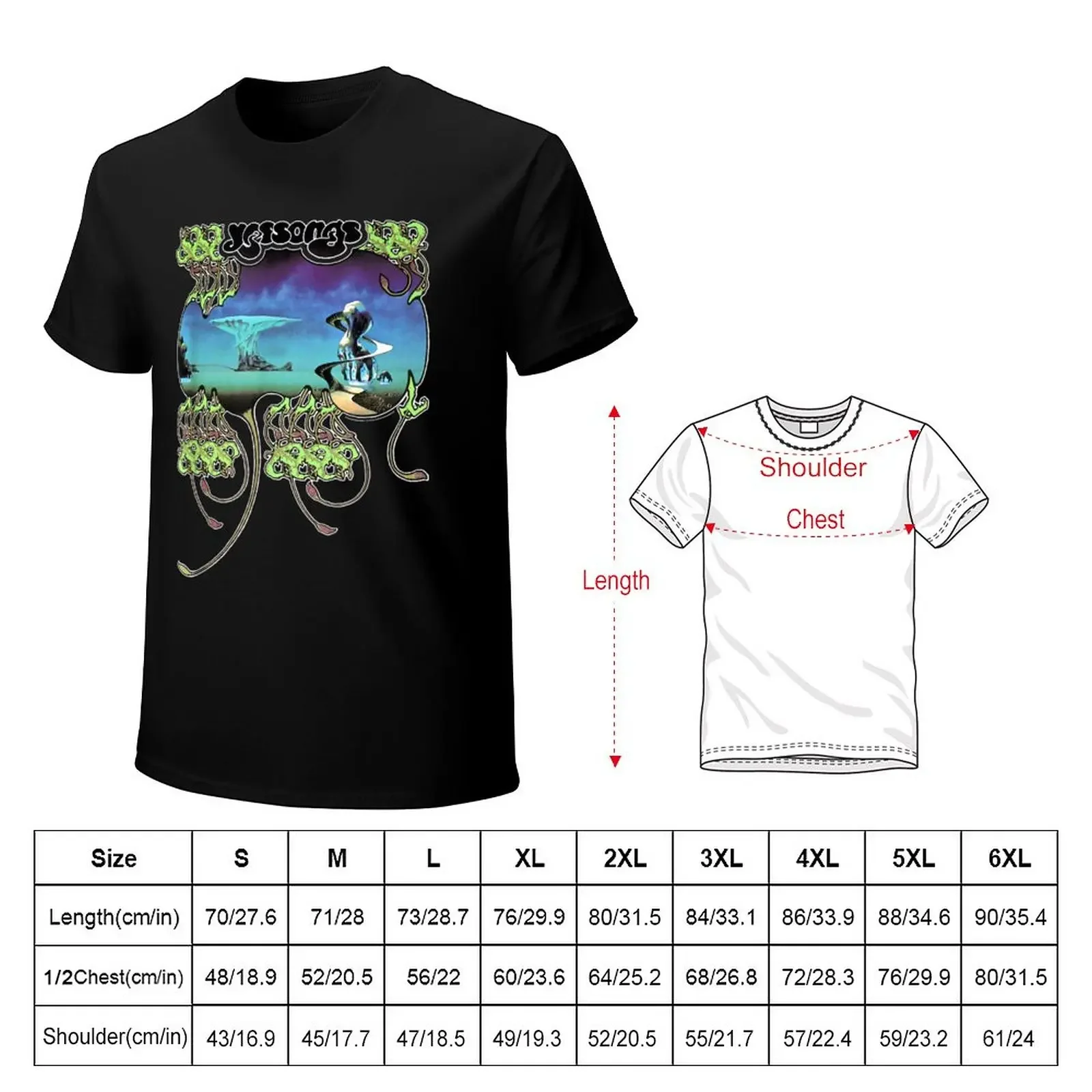 Yes - Yessongs Essential t-shirt funnys fani sportu letni top męskie graficzne koszulki duże i wysokie