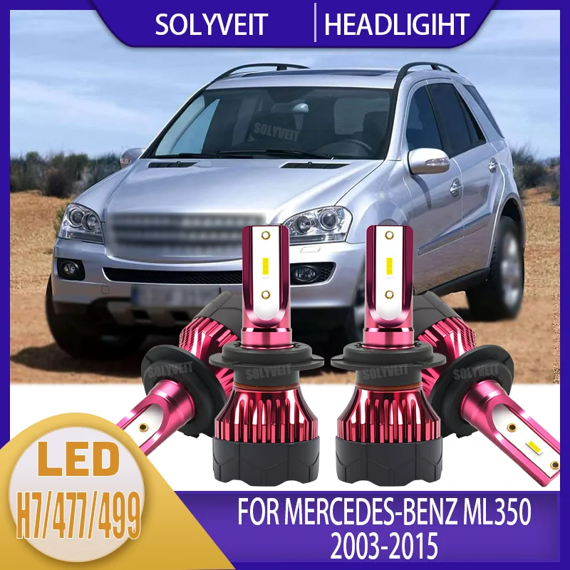 

6000K High Brightness CSP Chips LED H7 Headlamp Kit Car Bulb For Mercedes-Benz ML350 2003-2009 2010 2011 2012 2013 2014 2015