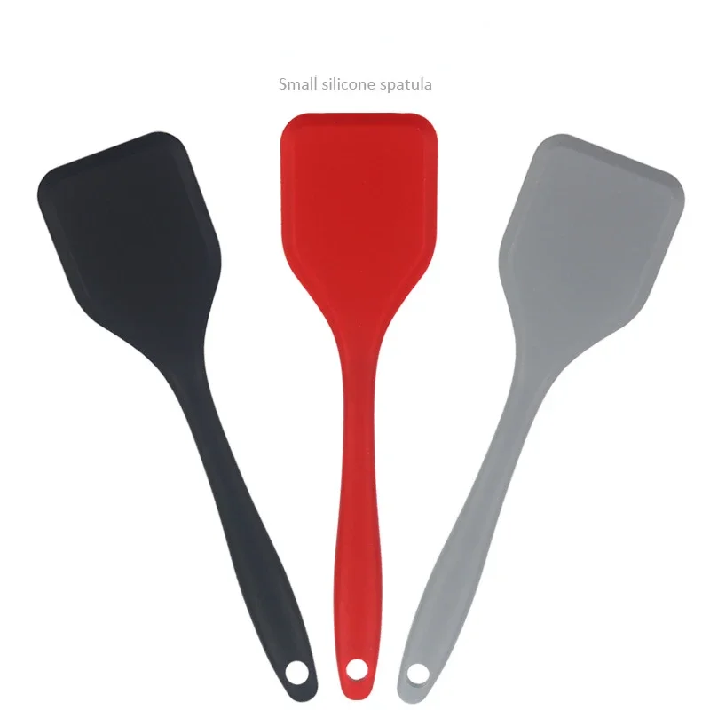 1PCS Silicone Spatula Shovel Frying Heat Resistant Cooking Spatula Non-stick Small Shovel Home Kitchen Cooking Utensils Shovel