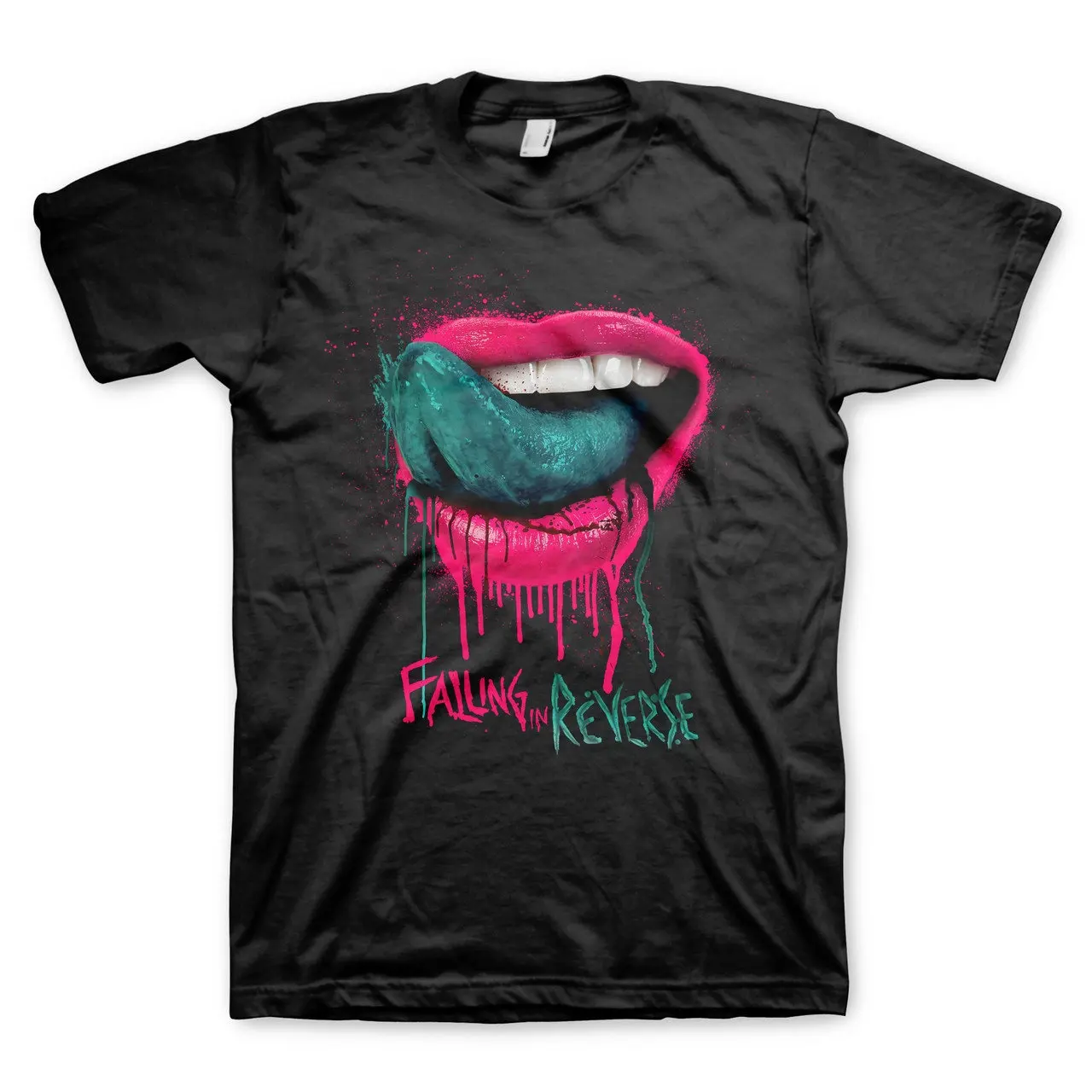 Falling In Reverse Lips Adult T Shirt