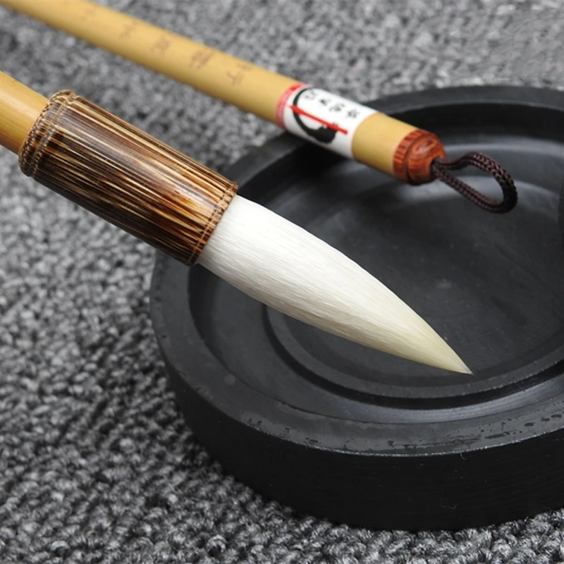 Woolen Hair Lian Brush Set Regular Script Official Script Calligraphy Brush Pen Student Adult Traditional Chinese Painting Brush