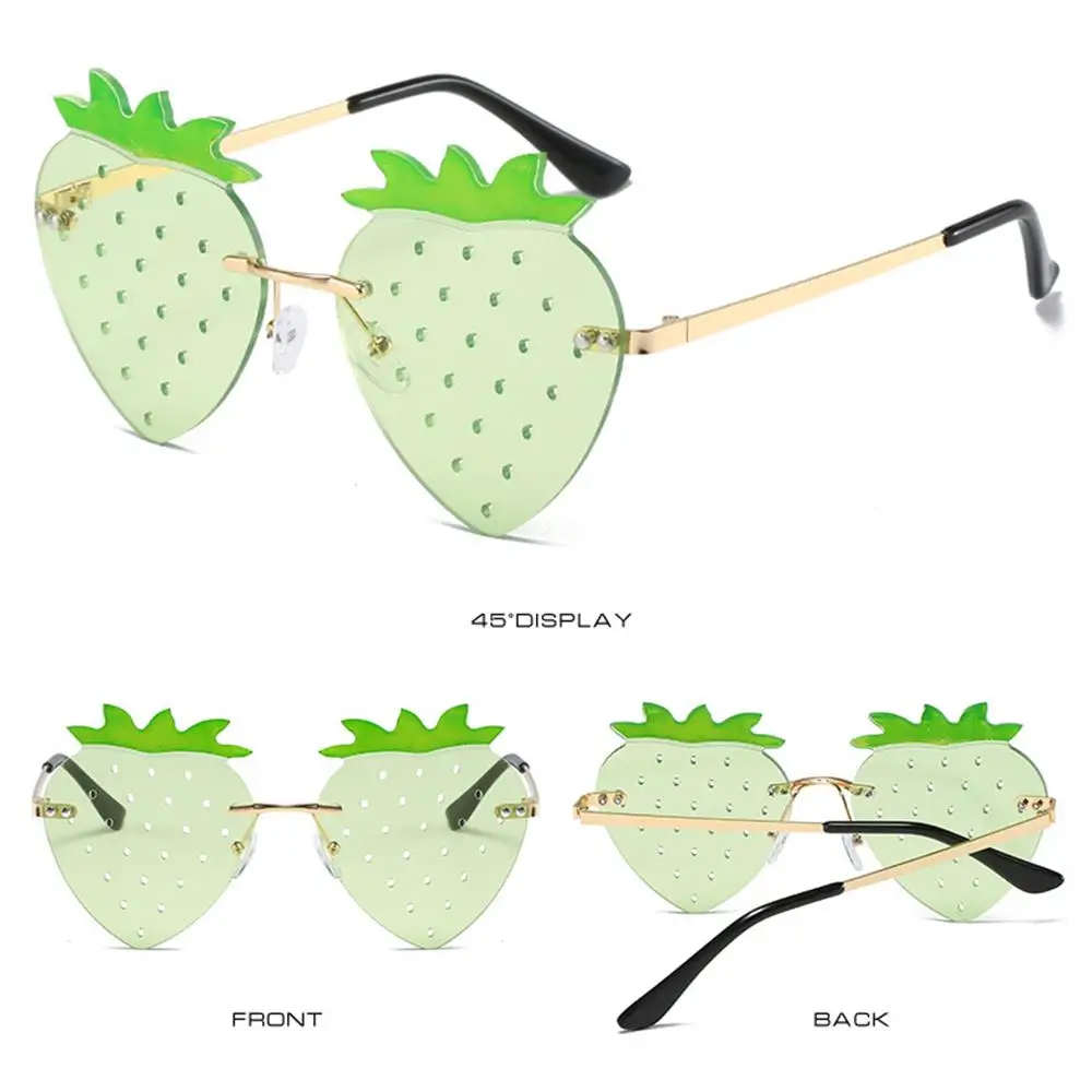 Unique Party Festival Strawberry Sunglasses Sun Glasses Eyewear Christmas Decorations