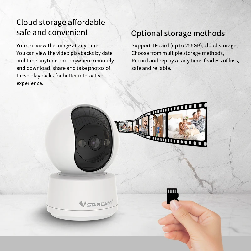 Vstarcam C994 5MP 1944P Wireless PTZ IP Dome Camera Full Color AI Humanoid Detection Home Security CCTV Baby Monitor