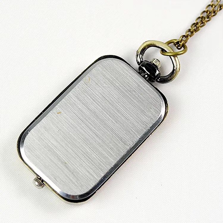 8010 فريد من نوعه من الطلب المزدوج مستطيلة الحنين الروماني العربي الجدول الخط تصميم البرونزية موضة هدية الرجال والنساء