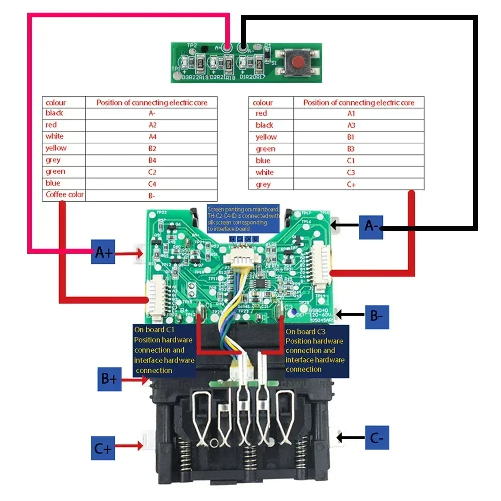 DCB609 15X18650 Custodia in plastica per batteria PCB Protezione di ricarica Circuito Custodia per Dewalt Flexvolt 60V 20V DCB606 DCB205