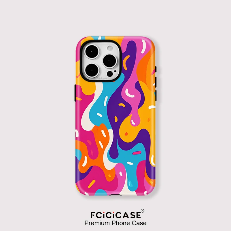 Магнитный чехол для телефона Fcicicase 2 в 1 для iPhone 16 15 14 Plus 13 12 11 Pro Max для Magsafe Wireless Charge Art Painting Cover Магнитный чехол для телефона Fcicicase 2 в 1 для iPhone 16 15 14 Plus 13 12 11 Pro Max для Magsafe Wireless Charge Art Painting Cover