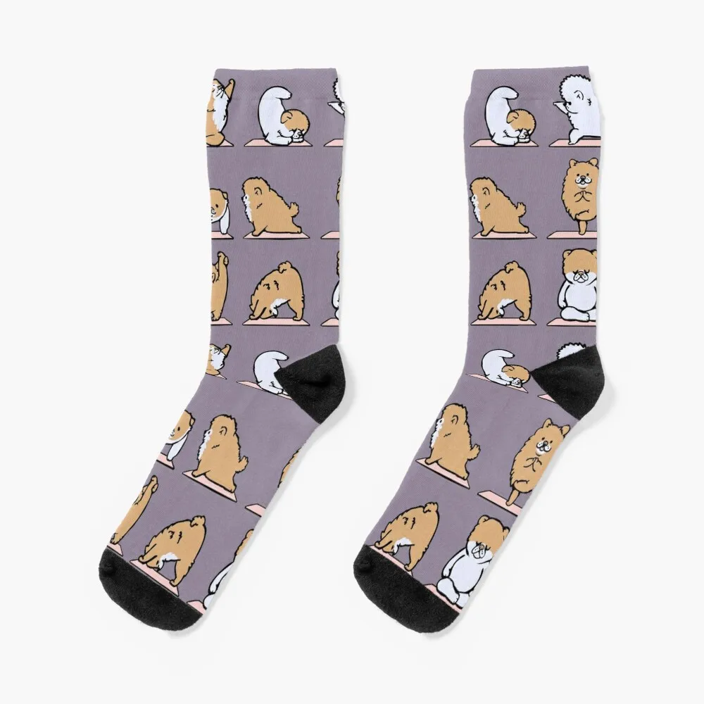 Pomeranian Yoga Socks sport new in's Mens Socks Women's