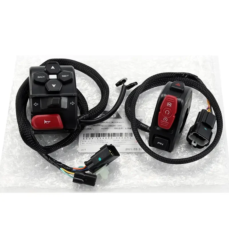 Switch Handle For CFMOTO 675SR-R 675SRR 675SR R 675SS Original handle to activate horn ignition headlight steering switch