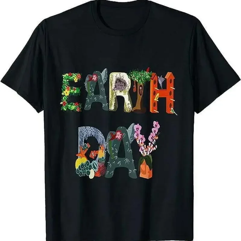 Earth Day April 22 T Shirt Casual Fashion