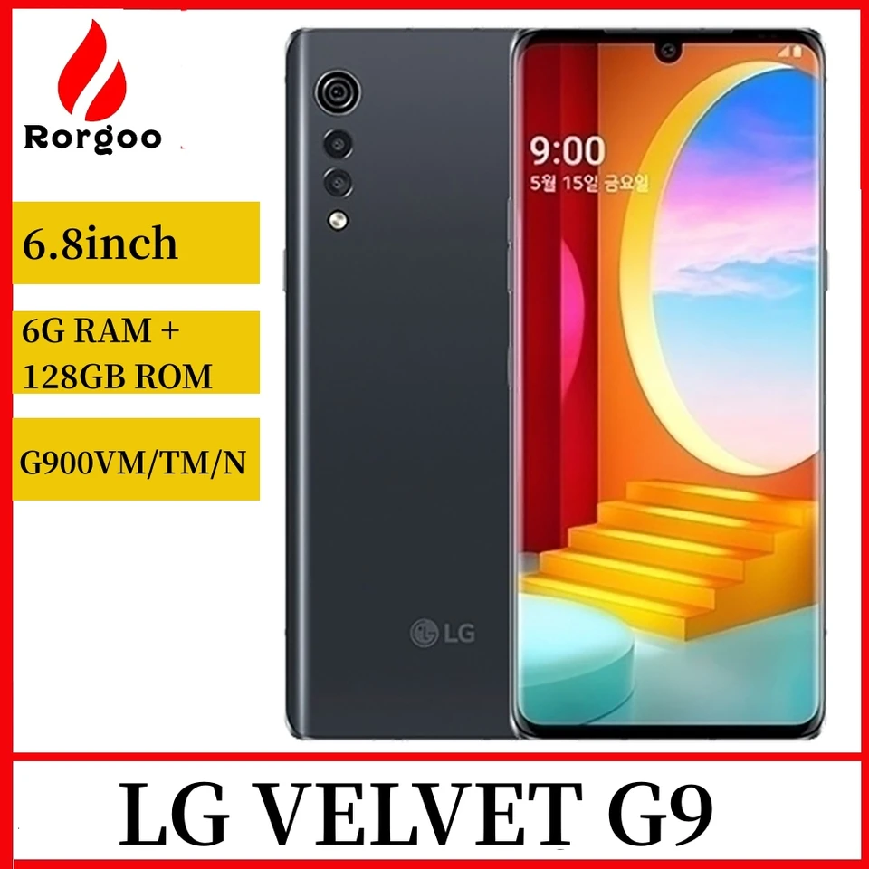 LG Velvet 5G Unlocked 128GB 6.8 OLED Phone