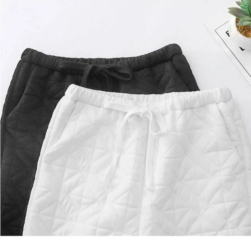 스포티 팬츠 시크 Y2k 신축성 있는 허리 힙합 하렘 팬츠 스웨트팬츠 드로스트링 바지 한국 스타일 스트리트웨어 여성 의류