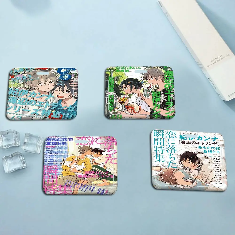 

Anime Umibe No Etranger Badge Holder PVC Material ID Card Case for Work Nurse Key & Wallet