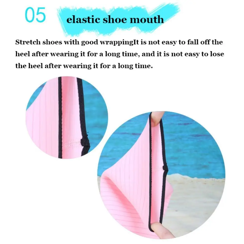 

Fin Boot Socks Non-slip Diving Socks Long Tube 35-44 Diving Surfing Boots Black Adult Swimming Socks Beach