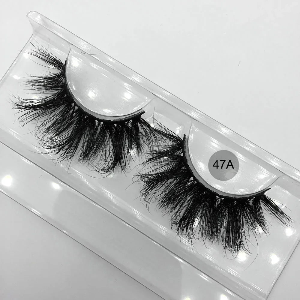 Best Selling 25mm Super Fluffy Mink Lashes 3d 5d Wholesale Vendor Own Brand Extra Long Luxurious 25 mm Mink Eyelash