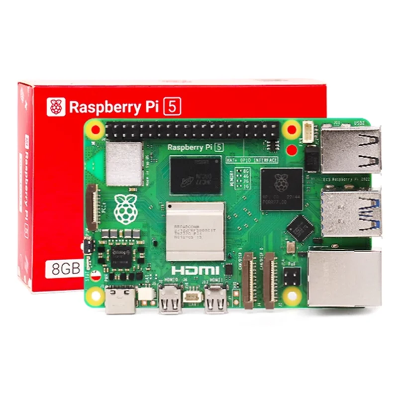 Official Original Raspberry Pi5 4GB 8GB RAM Development Board 2.4GHz Computer AI Programming Motherboard PCLE Programming