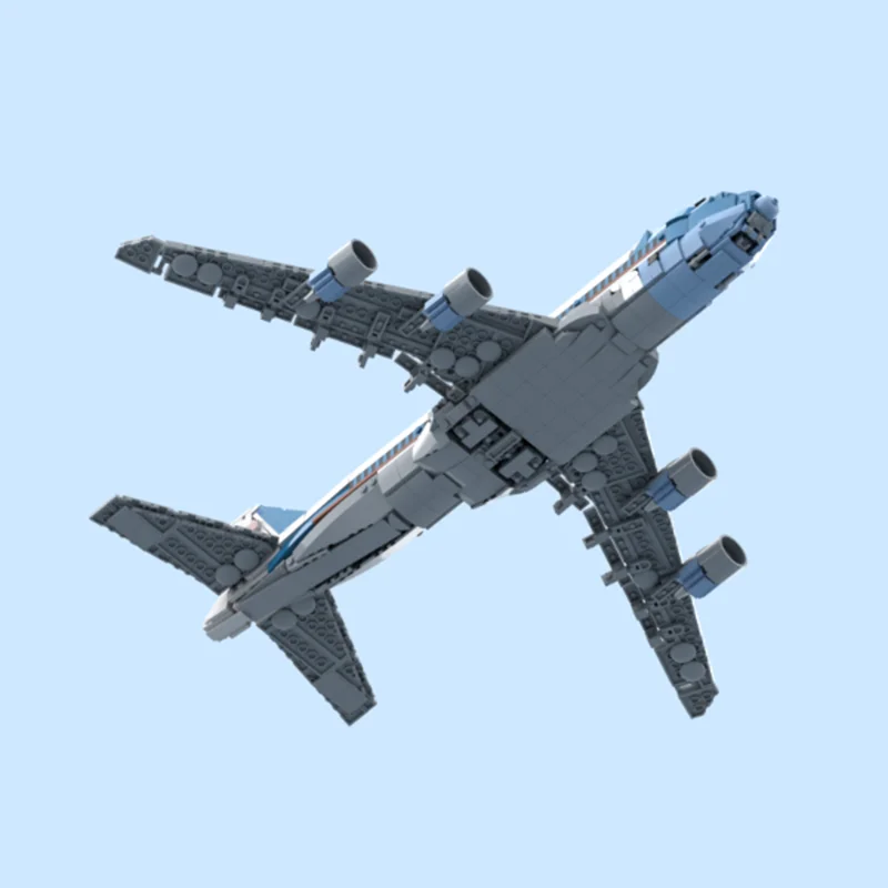 1282 pièces MOC Boeing Air Force un modèle blocs de construction jouet Architecture assembler créatif cadeaux de noël idée éducation brique
