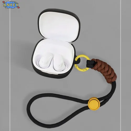 Imagen 2 del producto Funda protectora para Redmi Buds 6 Play, cordón de nailon, cubierta suave, funda de conchas Redmi Buds6Play, accesorios de correa de cuerda de mano