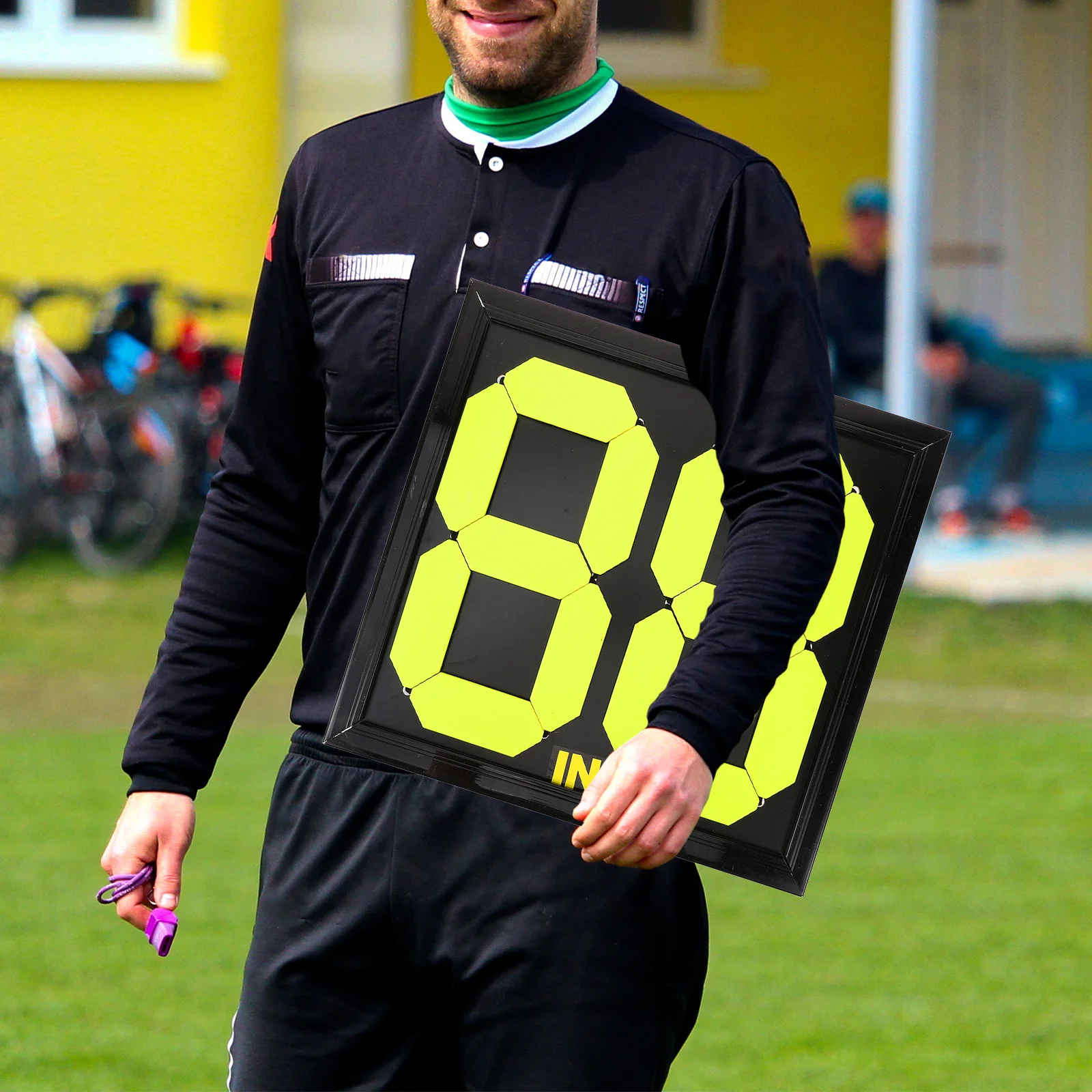 Football Referee Substitution Board Manual Player Change Tool Soccer Match Equipment Referee Accessory For Team Sports