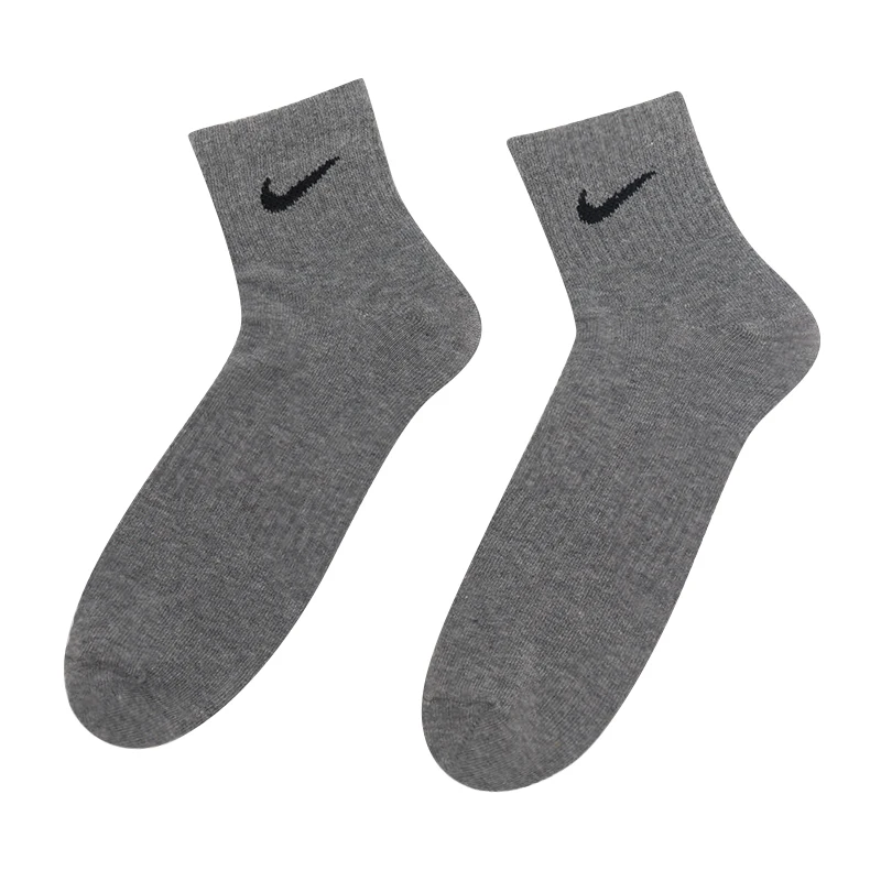 Nike Men's Socks, Women's Socks, Casual Socks, Fashionable Basketball Socks, Thin Socks, Breathable Casual Socks, Mid-Length Socks (3 Pairs) Sx7677-964 view 3