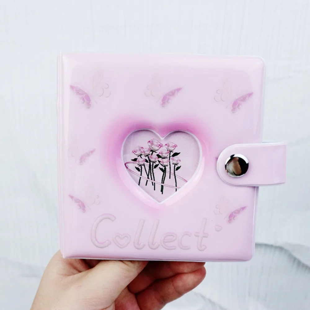 PVC Photos Collect Book Ransparent 3 Inch Mini Photo Album Cute Solid Color 3 Inch PVC Photo Album Photo Holder