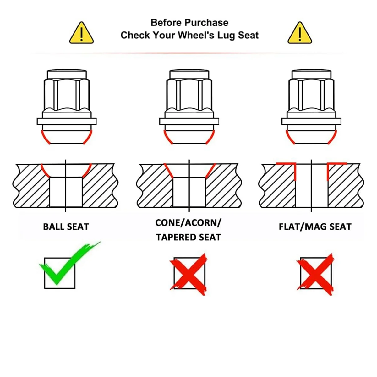 

ABLG 1907WR-20AM Хромированные заводские гайки седла M12x1,5 с радиусом и шайбой для Honda и, 20 шт.