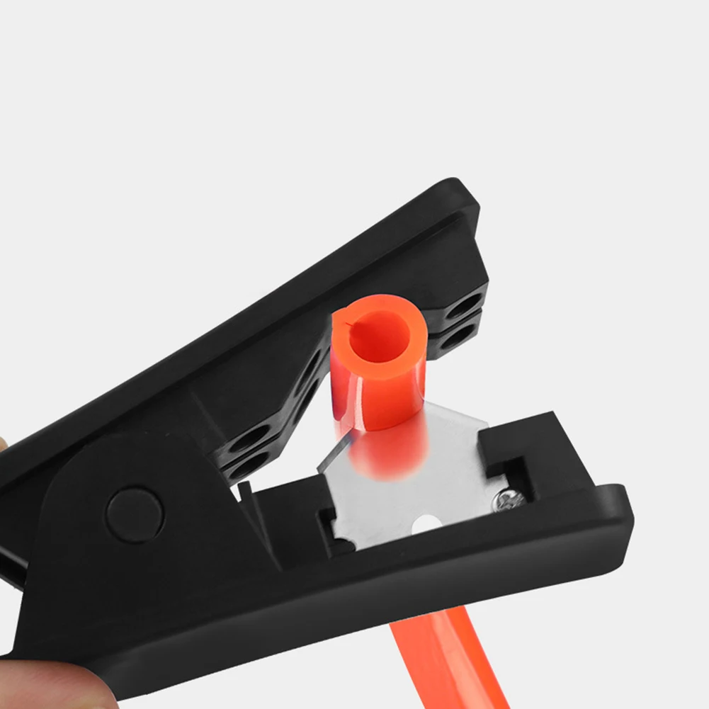 Cortador de tubos com lâminas de aço inoxidável, 3 peças, para tubos de ptfe, borracha de nylon, plástico pu, tubos de ar, ferramentas de corte, peças sobressalentes