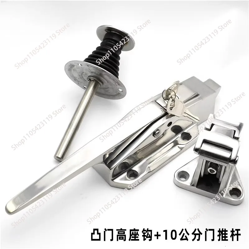Stainless steel cold storage door 1178 cold storage semi buried door safety handle freezer door