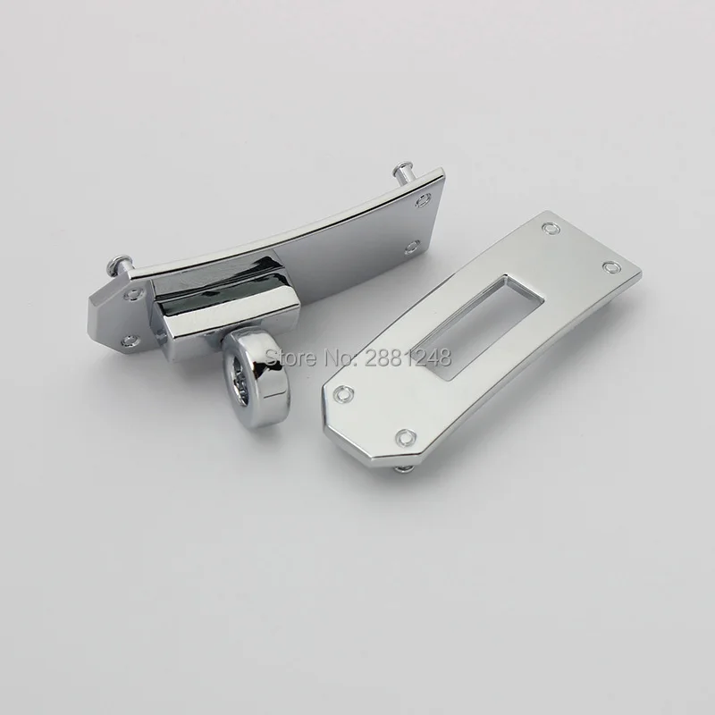 New Rectangle Eyelets Hanger Metal Lock for Bag Hardware Wholesale Fashion a Set of Locks Fitting Woman Handbag Bag Accessories