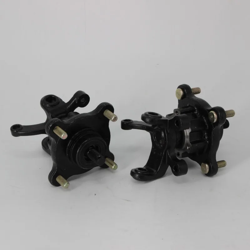 Outdoor ATV motorcycle modification accessories Forged steering knuckle Horn Front disc brake flange holder