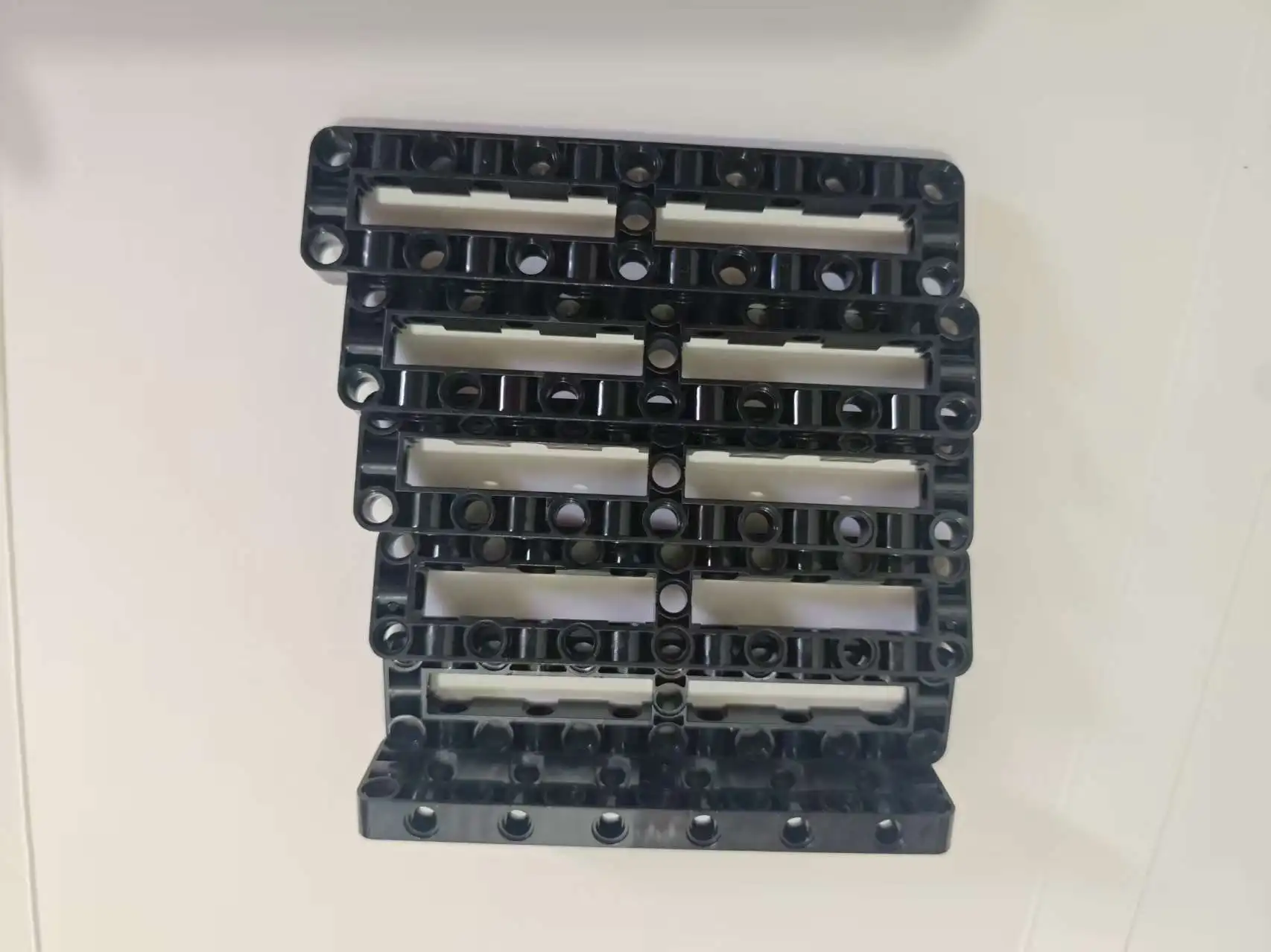 Blocs de construction MOC 4526, cadre de faisceau technique 3 × 13 avec 1 traverse centrale, 2 pièces de jouets ouvertes et épaisses, puzzle cadeaux, 5 pièces