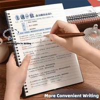 High Quality A5/B5 Spiral Notebook Thicken 120 Cream Pages Pocket Notebooks Lay-Flat Binding with Ring Binders Coil Notebook 3