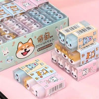 6pcs Cute Animal Erasers - Kawaii Mini Pencil Toppers for Youngsters, Perfect Back to School Gifts & Classroom Rewards