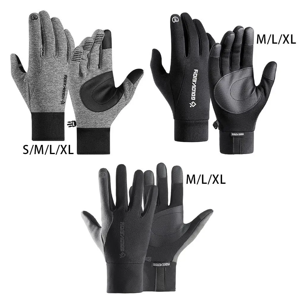 Sports Men Women Gloves Touch Cold Waterproof Windproof Thickened Gloves Outdoor Sports Warm Running Ski Gloves