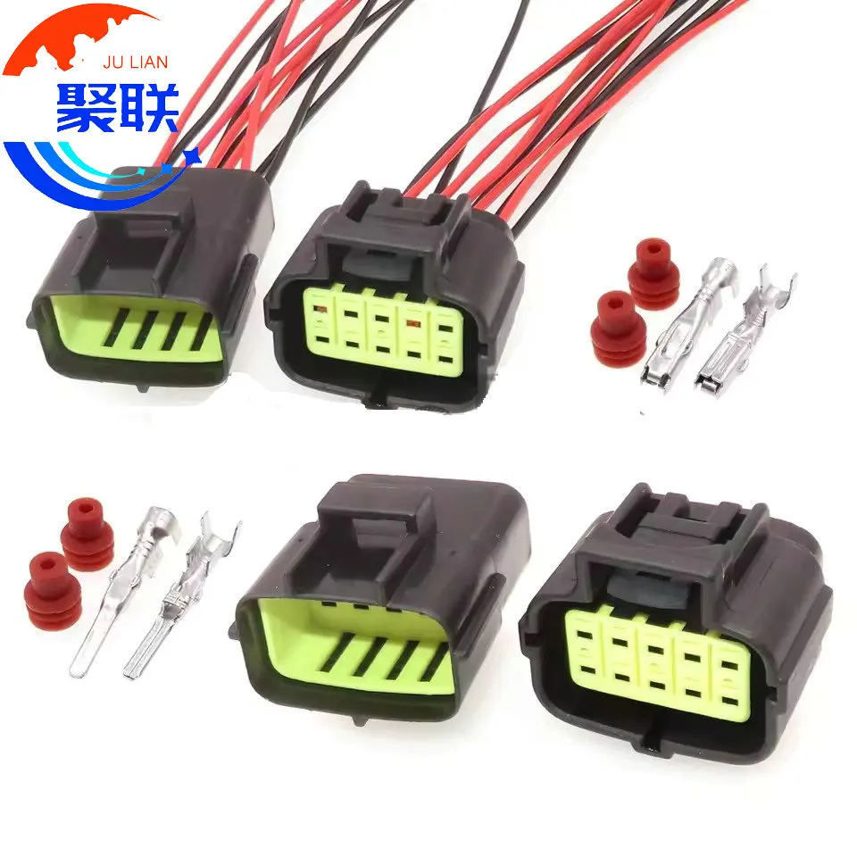 1Set 10Pin Auto Parts 174657-2 174658-7 174655-2 2822395-1 Automobile Electrical Connector Car Waterproof Wiring Adapter
