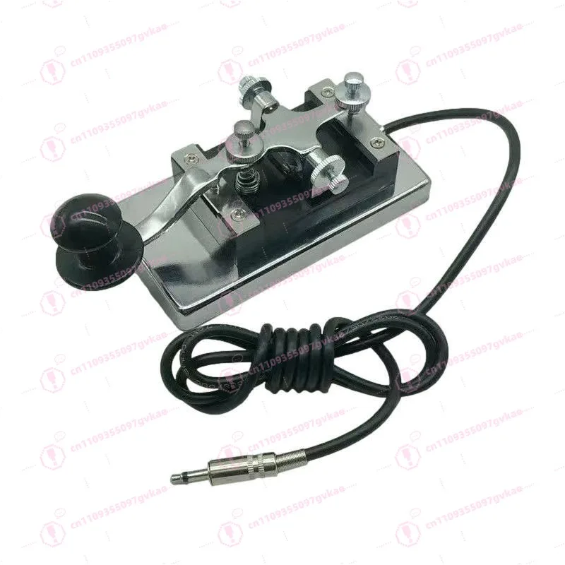 K4 Heavy Duty CW Key Morse Code Key Telegraph Key for Shortwave Radio Amateur Communication Training