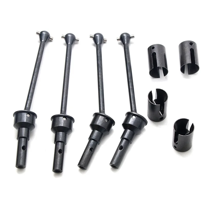 4Pcs 8950X Steel Front and Rear Drive Shaft CVD with Shaft Cup for 1/10 Traxxas MAXX RC Car Upgrades Parts