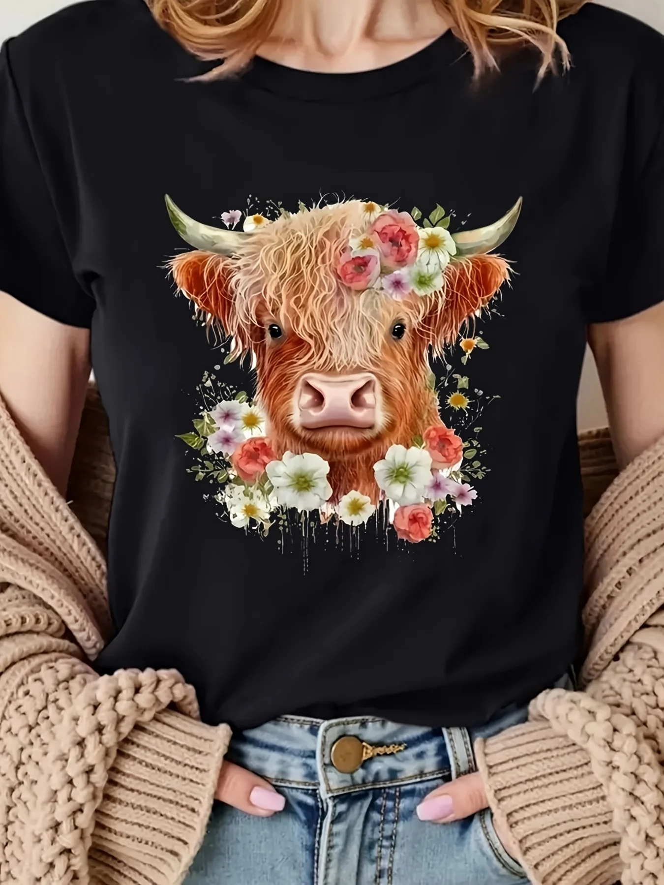 

Модная и минималистичная женская футболка больших размеров Caipirinha с графическим принтом — яркий лимонный и мятный дизайн,