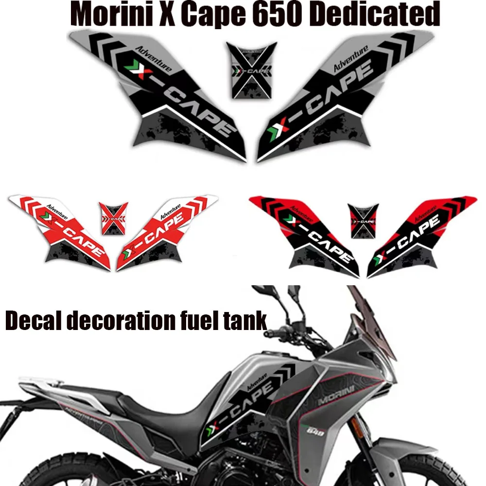 

New Fit Morini X-Cape 650 Motorcycle Decals Decoration Fuel Tank Body Protection Sticker For Morini X Cape 650 Dedicated