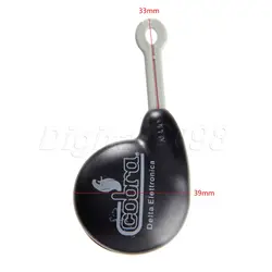 Yetaha 2 Buttons Replacement Remote Key Shell For Cobra Alarm 7777 Black Keyless Entry Car Key Fob Cases