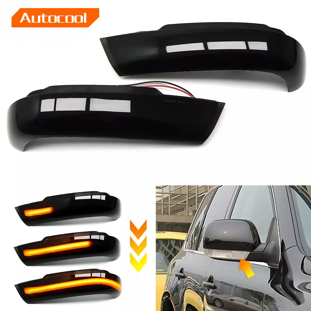 1 Set Dynamic Blinker For VW Touareg 7L 2002 2003 2004 2005 2006 Prefacelift Mirror Indicator Arrow LED Turn Signal