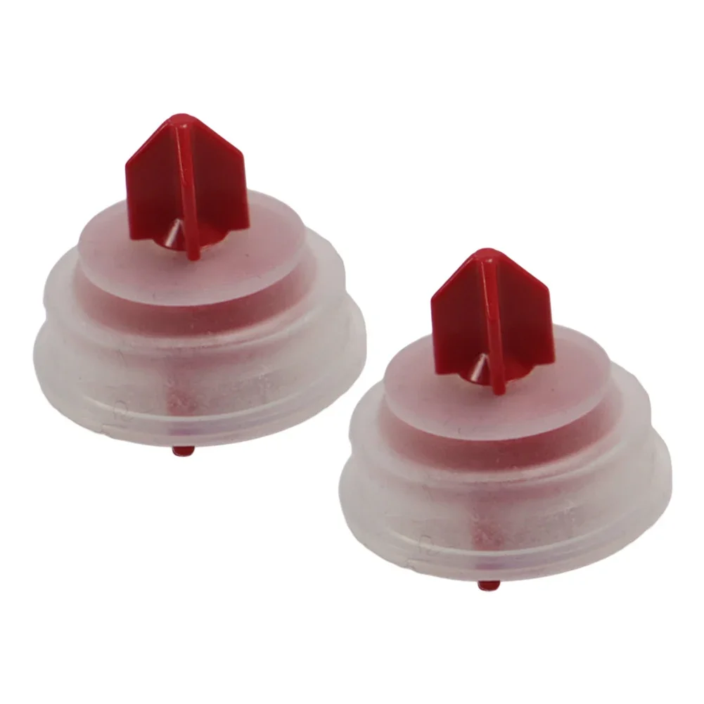 

Transparent + Red Replacement Diaphragm Washer Set for For 43758 Diaphragm Impulse Side Bottom Valves Pack of 2