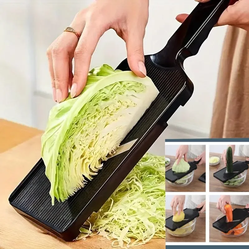 

Vegetables Cutter Stainless Steel Cabbage Shredder Manual Chopper Potato Cucumber Carrot Slicer Grater Slicer Kitchen Gadgets