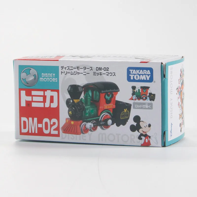 Tomica Dream Journey Disney Mickey Train Diecast Model Car with Figure Collectible Toy Gift for Kids