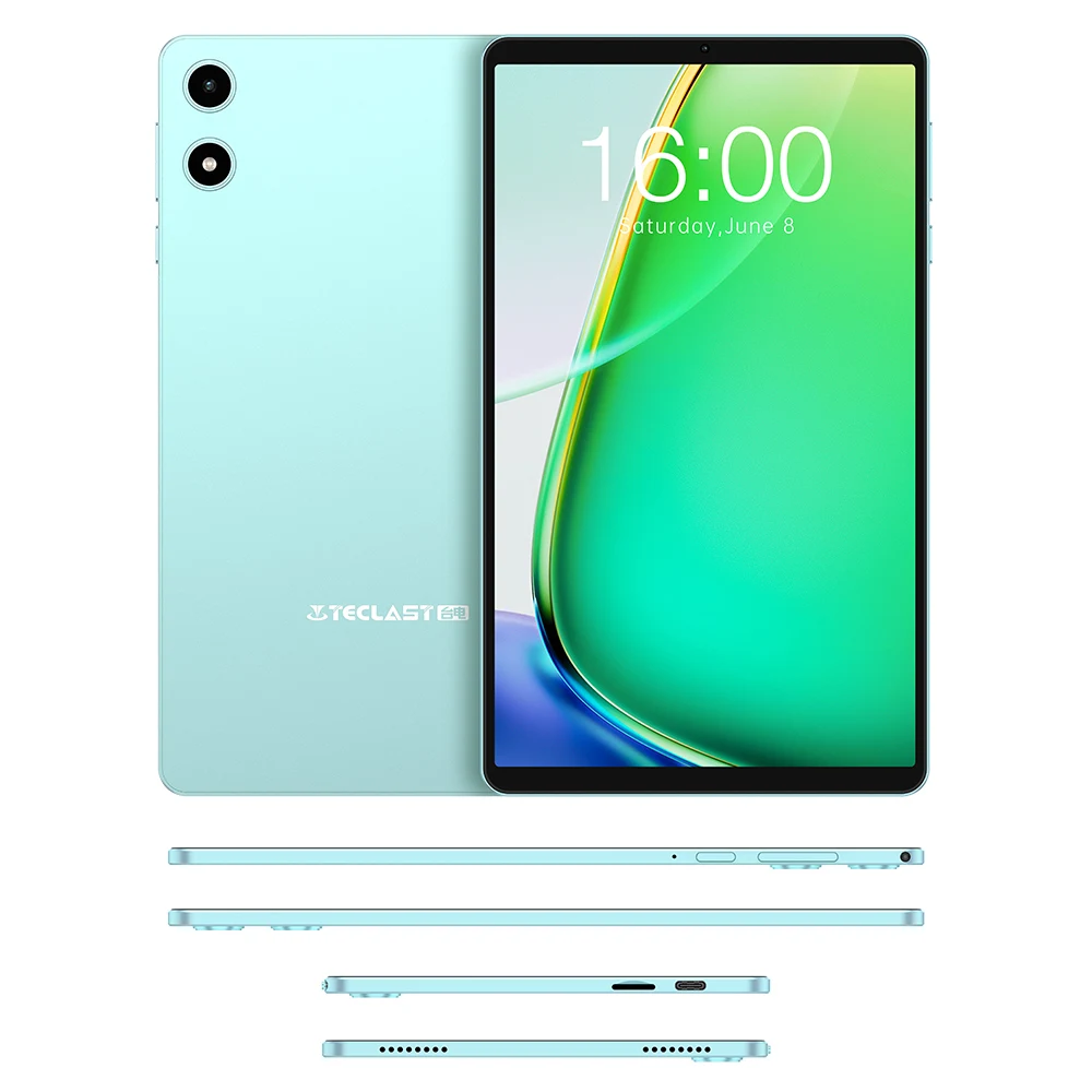 Teclast P50Mini Tablet (Unisoc T606 Octa-Core/4GBRAM+128GBROM/Android15) Custodia per tablet, tastiera e mouse wireless Pacchetto di accessori