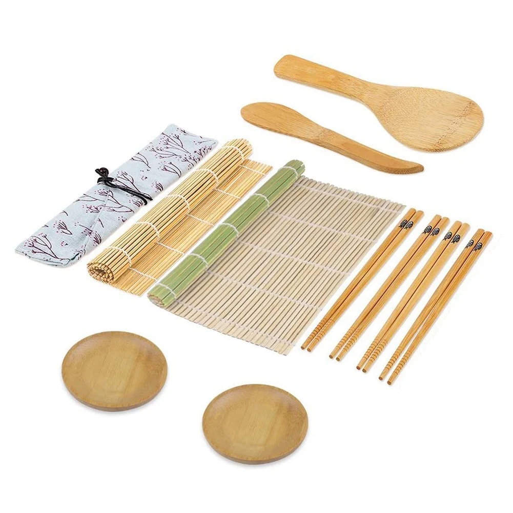 Sushi Making Kit, Beginner Sushi Rolling Mat for DIY Sushi