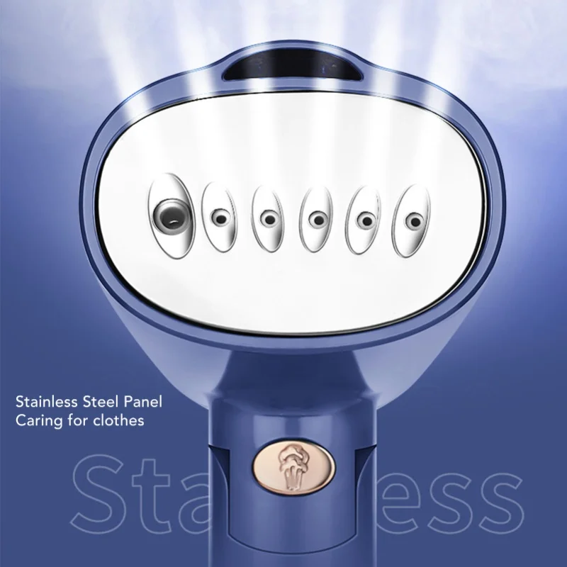1500W Foldable Handheld Steam Iron LCD Display 10S Preheating Ironing Machine For Clothes Home