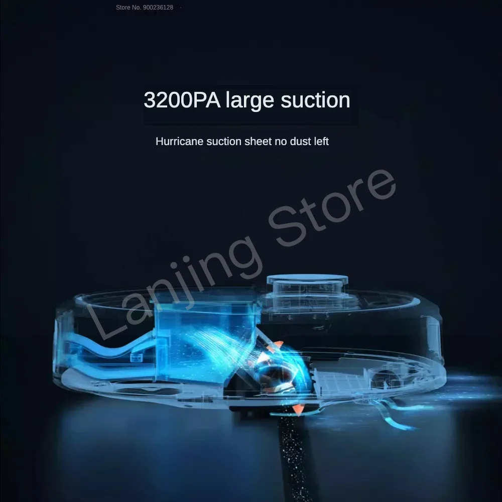 Roidmi Eva 2023 Vacuum Cleaner Robot Cleaning Mopping Self-Cleaning Emptying Robot Mopping Sweeping Suction Type Russian Voice