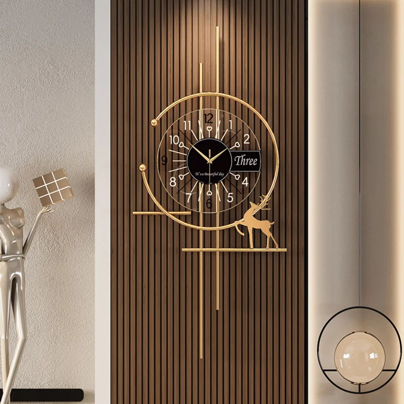 Luxury Digital Wall Clock Calendar Living Room Digital Luminous Wall Clock Modern Design Relogio De Parede Room Decorarion