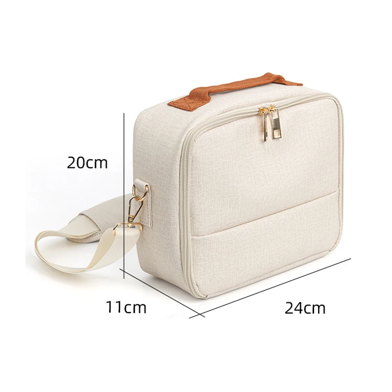 Camera Bag Storage Bag with Adjustable Shoulder Strap Handle Zip Box Carry Case for CP9100 1200 1300 DSLR Hand Travel Bag